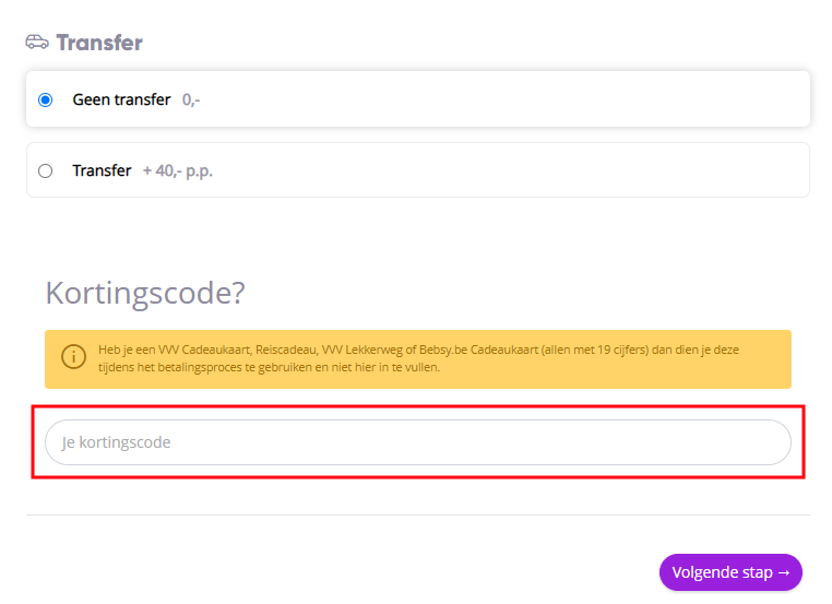 Bebsy kortingscode gebruiken