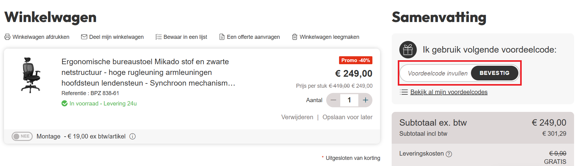 Bruneau kortingscode gebruiken