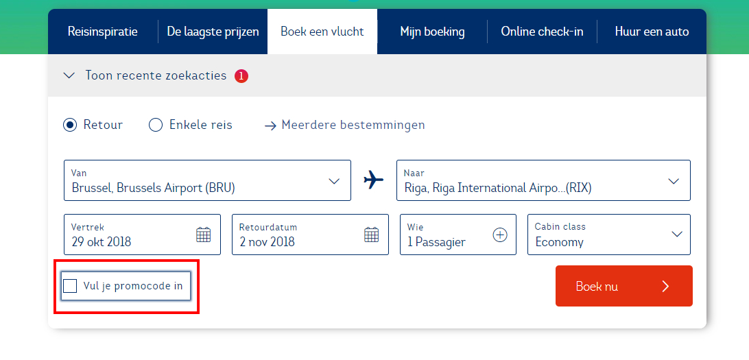 20 Brussels Airlines kortingscode (België) korting in mei 2021