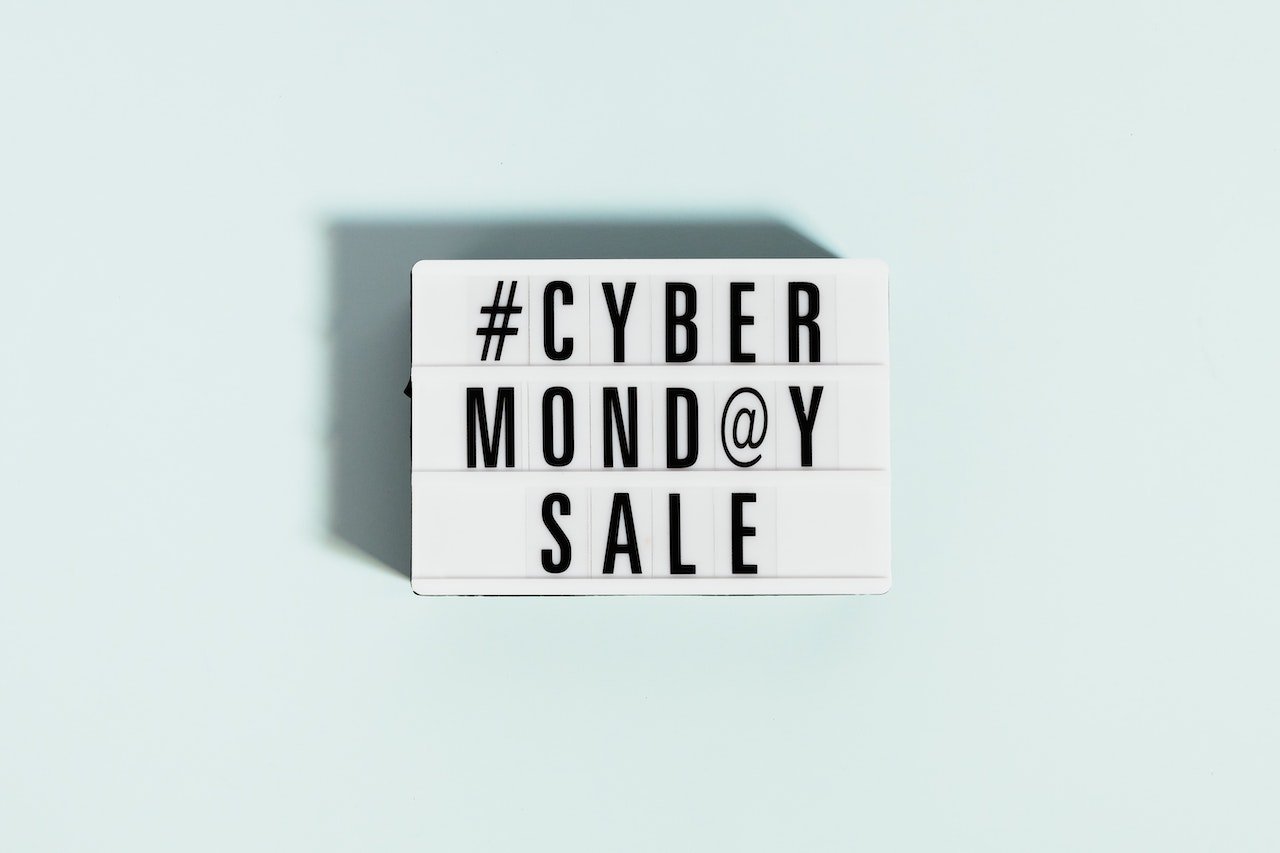 Cyber Monday lichtbord