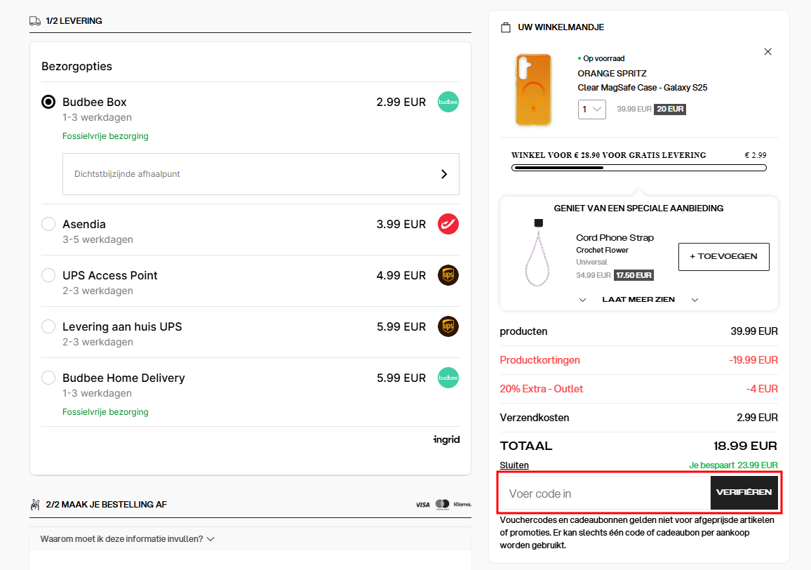 iDeal of Sweden kortingscode gebruiken