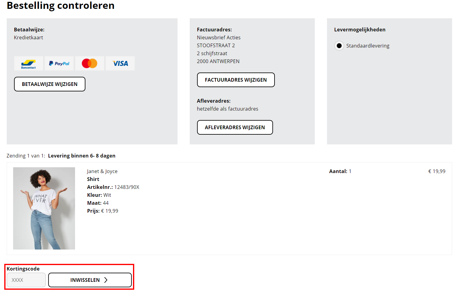 Klingel kortingscode gebruiken