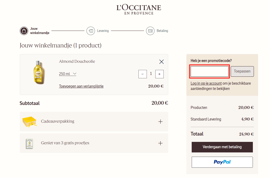 L'Occitane kortingscode gebruiken