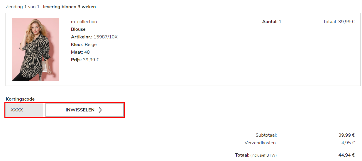 Meyer Mode kortingscode gebruiken
