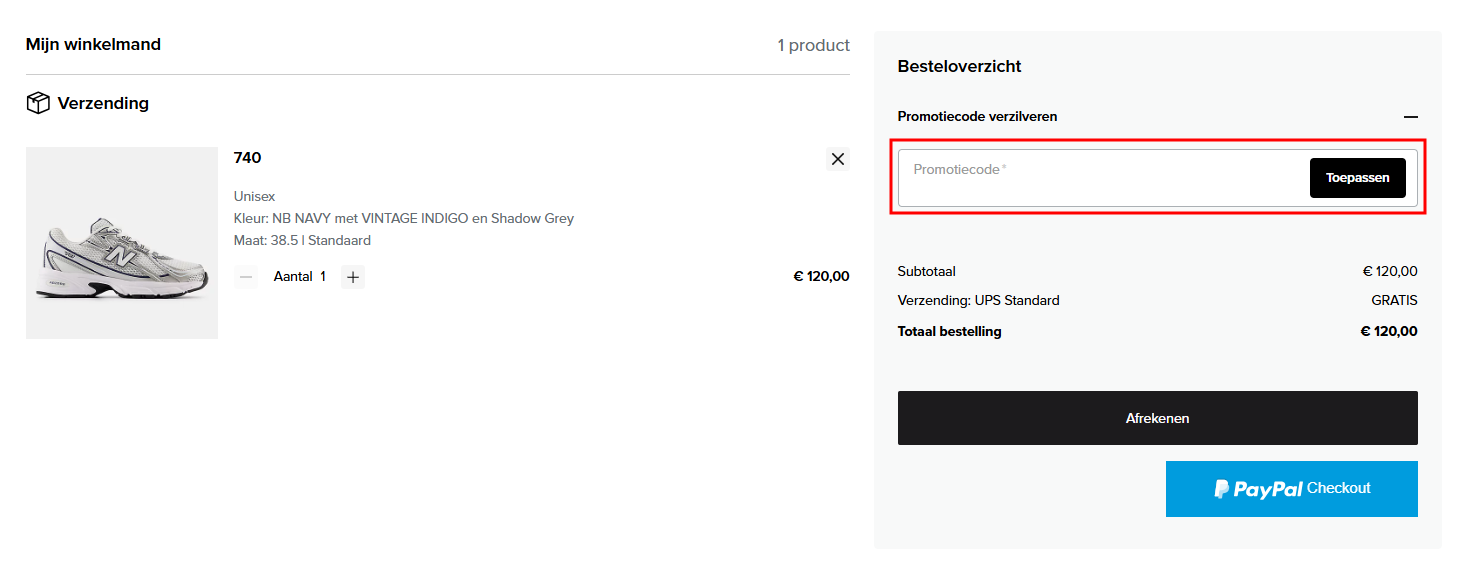 New Balance kortingscode gebruiken