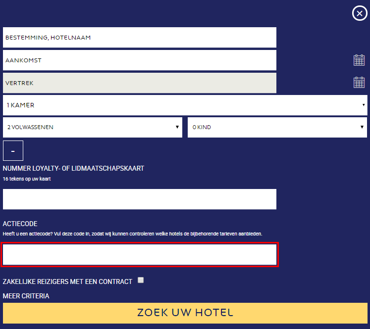 Novotel kortingscode gebruiken