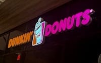 Over Dunkin' Donuts
