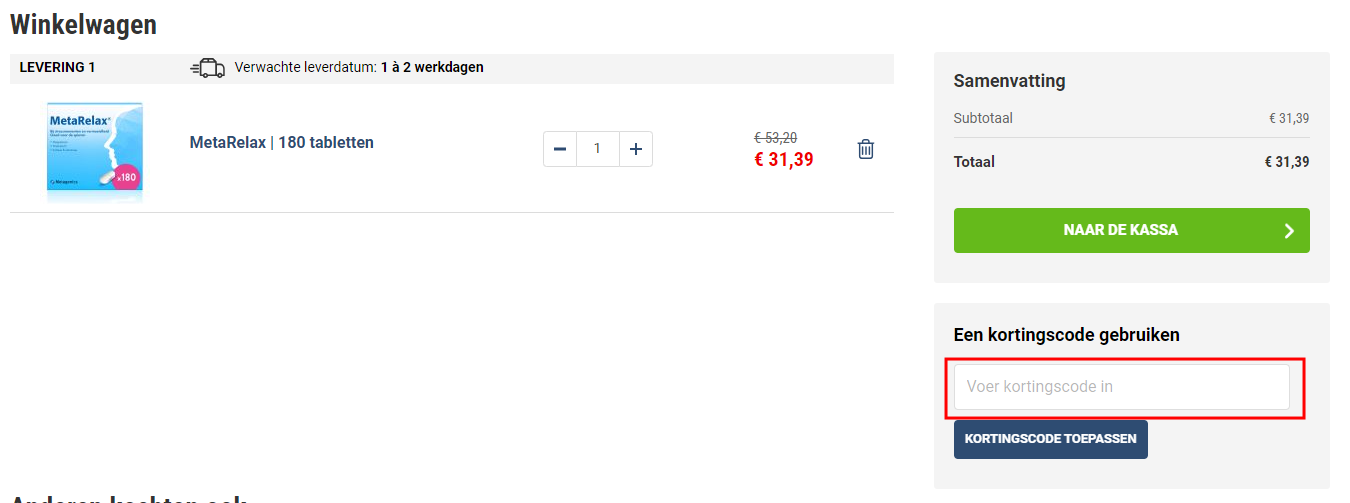 PharmaMarket kortingscode gebruiken