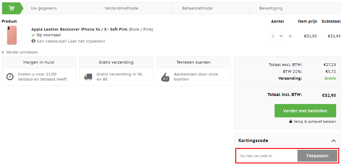 Smartphonehoesjes kortingscode gebruiken