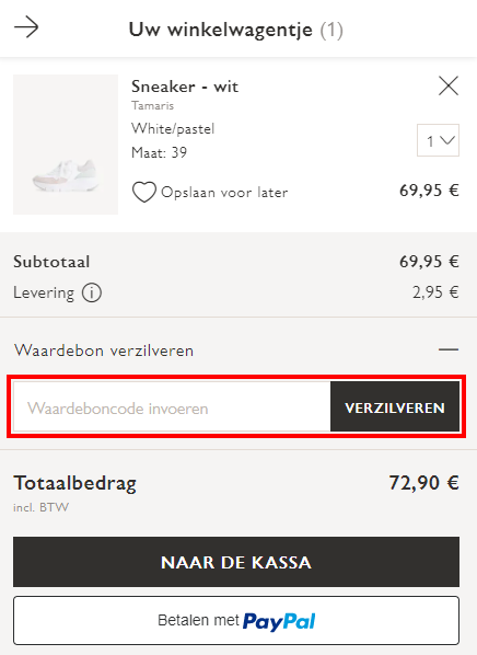 15% Tamaris kortingscode (België) - korting in februari 2022