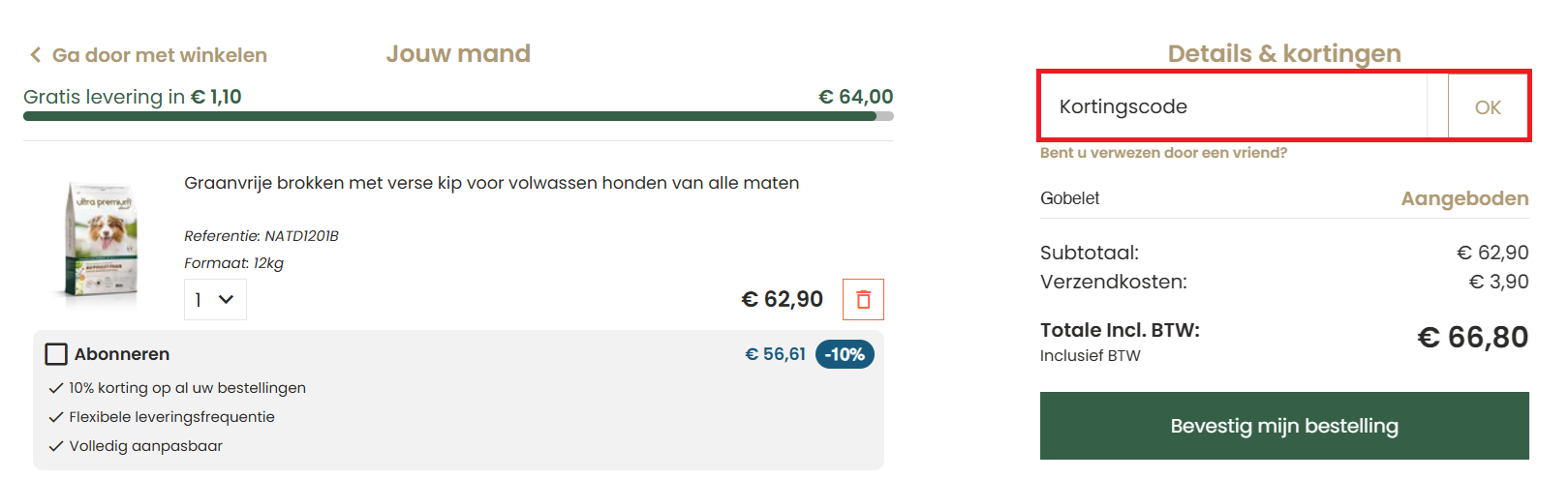 Ultra Premium Direct kortingscode gebruiken