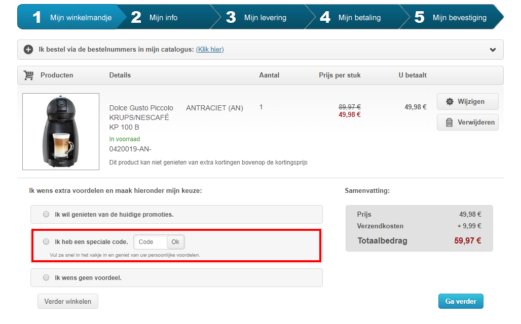Unigro kortingscode gebruiken
