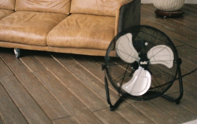 Ventilator op grond